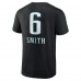 Футболка DeVonta Smith Philadelphia Eagles Team Wordmark Player Name & Number - Black