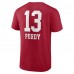 Футболка Brock Purdy San Francisco 49ers Team Wordmark Player Name & Number - Scarlet