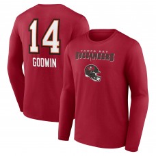 Футболка с длинным рукавом Chris Godwin Tampa Bay Buccaneers Team Wordmark Player Name & Number - Red