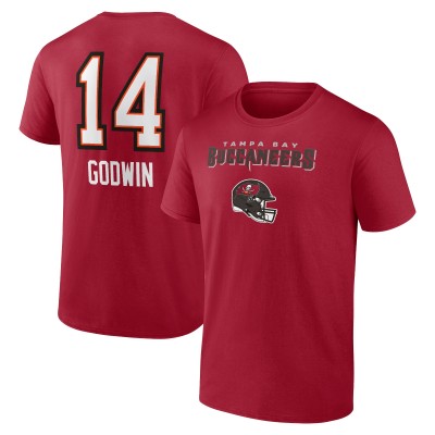 Футболка Chris Godwin Tampa Bay Buccaneers Team Wordmark Player Name & Number - Red