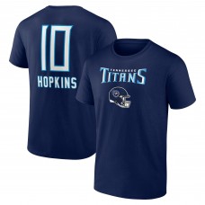 Футболка DeAndre Hopkins Tennessee Titans Team Wordmark Player Name & Number - Navy