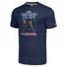 Футболка Houston Texans C.J. Stroud Homage Heathered Navy NFL Blitz Player Tri-Blend