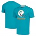 Футболка Miami Dolphins Homage Unisex Big Helmet Tri-Blend - Aqua