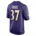 Игровая джерси Baltimore Ravens Kenyan Drake Nike Purple Game