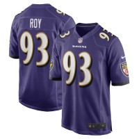 Игровая джерси Bravvion Roy Baltimore Ravens Nike  Game -  Purple