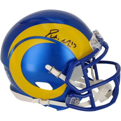 Puka Nacua Los Angeles Rams Autographed Fanatics Authentic Riddell Speed Mini Helmet