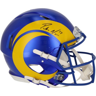 Puka Nacua Los Angeles Rams Autographed Fanatics Authentic Riddell Speed Authentic Helmet