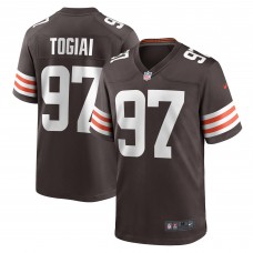 Игровая джерси Tommy Togiai Cleveland Browns Nike  Game -  Brown