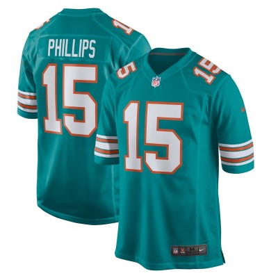 Игровая джерси Jaelan Phillips Miami Dolphins Nike Alternate Game - Aqua