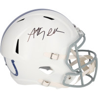 Anthony Richardson Indianapolis Colts Autographed Fanatics Authentic Riddell 2021 Throwback Speed Replica Helmet