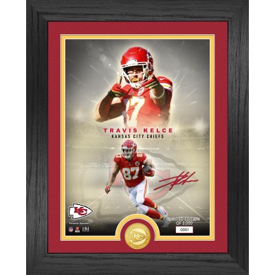 Travis Kelce Kansas City Chiefs Highland Mint 13 x 16 Legends Bronze Coin Photo Mint