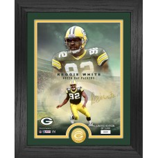Green Bay Packers Reggie White Highland Mint 13 x 16 Legends Bronze Coin Photo Mint