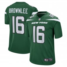 Игровая джерси Jason Brownlee New York Jets Nike  Game - Gotham Green