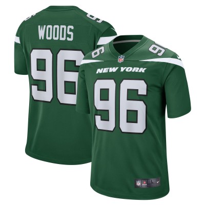 Игровая джерси Al Woods New York Jets Nike  Game - Gotham Green