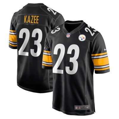 Игровая джерси Damontae Kazee Pittsburgh Steelers Nike  Game -  Black