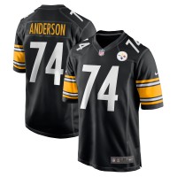 Pittsburgh Steelers Spencer Anderson Nike Black Game Jersey