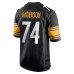 Игровая джерси Spencer Anderson Pittsburgh Steelers Nike  Game -  Black