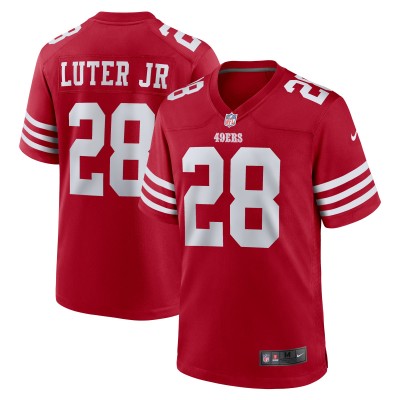 Игровая джерси Darrell Luter Jr. San Francisco 49ers Nike  Game -  Scarlet