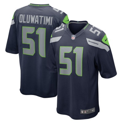 Игровая джерси Olusegun Oluwatimi Seattle Seahawks Nike  Game - College Navy