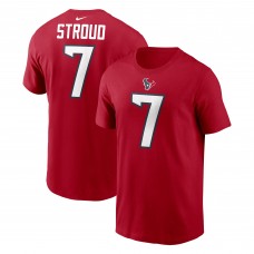 Футболка C.J. Stroud Houston Texans Nike Player Name & Number - Red