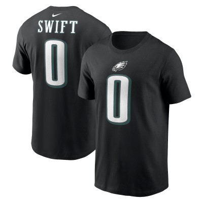 Футболка DAndre Swift Philadelphia Eagles Nike Player - Black