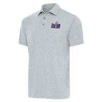 Поло Antigua Super Bowl LVIII Par 3 - Heather Gray