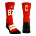 Три пары носков Travis Kelce Kansas City Chiefs Rock Em Socks Unisex Pro - Red