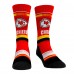 Три пары носков Travis Kelce Kansas City Chiefs Rock Em Socks Unisex Pro - Red
