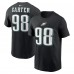 Футболка Jalen Carter Philadelphia Eagles Nike Player Name & Number - Black Футболка Jalen Carter Philadelphia Eagles Nike Player Name & Number - Black