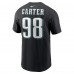 Футболка Jalen Carter Philadelphia Eagles Nike Player Name & Number - Black