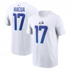 Футболка Puka Nacua Los Angeles Rams Nike Player Name & Number - White