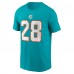 Футболка De’Von Achane Miami Dolphins Nike Player Name & Number - Aqua