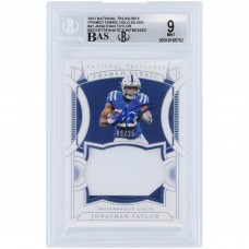 Jonathan Taylor Indianapolis Colts Autographed 2021 Panini National Treasures Holo Silver Relic #FF-JT #6/25 Beckett Fanatics Witnessed Authenticated 9/10 Card