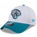 Бейсболка Jacksonville Jaguars New Era 2024 NFL Training Camp 9FORTY - White/Teal