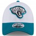 Бейсболка Jacksonville Jaguars New Era 2024 NFL Training Camp 9FORTY - White/Teal
