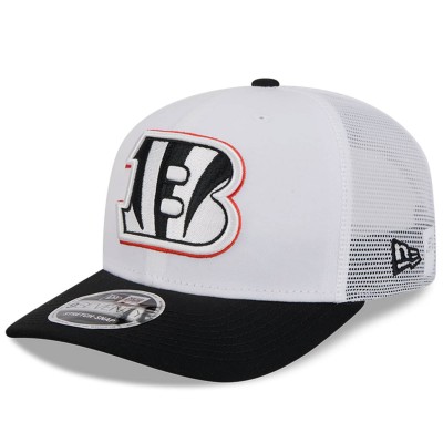 Бейсболка Cincinnati Bengals New Era 2024 NFL Training Camp 9SEVENTY Trucker - White/Black