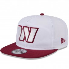 Бейсболка Washington Commanders New Era 2024 NFL Training Camp Golfer Snapback - White/Burgundy