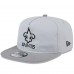 Бейсболка New Orleans Saints New Era Gray 2024 NFL Training Camp Golfer Snapback