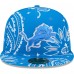 Бейсболка Detroit Lions New Era Blue Paisley 59FIFTY