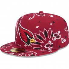 Бейсболка Arizona Cardinals New Era Paisley 59FIFTY - Cardinal