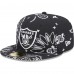 Бейсболка Las Vegas Raiders New Era Black Paisley 59FIFTY Бейсболка Las Vegas Raiders New Era Black Paisley 59FIFTY