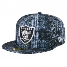 Бейсболка Las Vegas Raiders New Era Shibori 59FIFTY - Black