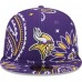 Бейсболка Minnesota Vikings New Era Purple Paisley 59FIFTY