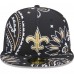 Бейсболка New Orleans Saints New Era Black Paisley 59FIFTY Fitted