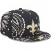 Бейсболка New Orleans Saints New Era Black Paisley 59FIFTY Fitted