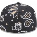 Бейсболка New Orleans Saints New Era Black Paisley 59FIFTY Fitted