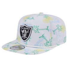 Бейсболка Las Vegas Raiders New Era  Vacay Golfer - White