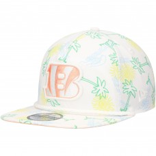 Бейсболка Cincinnati Bengals New Era  Vacay Golfer Snapback - White