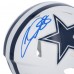 CeeDee Lamb Dallas Cowboys Autographed Fanatics Authentic Riddell White 2022 Alternate Speed Mini Helmet