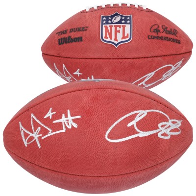 CeeDee Lamb & Dak Prescott Dallas Cowboys Dual-Signed Fanatics Authentic Duke Full Color Football